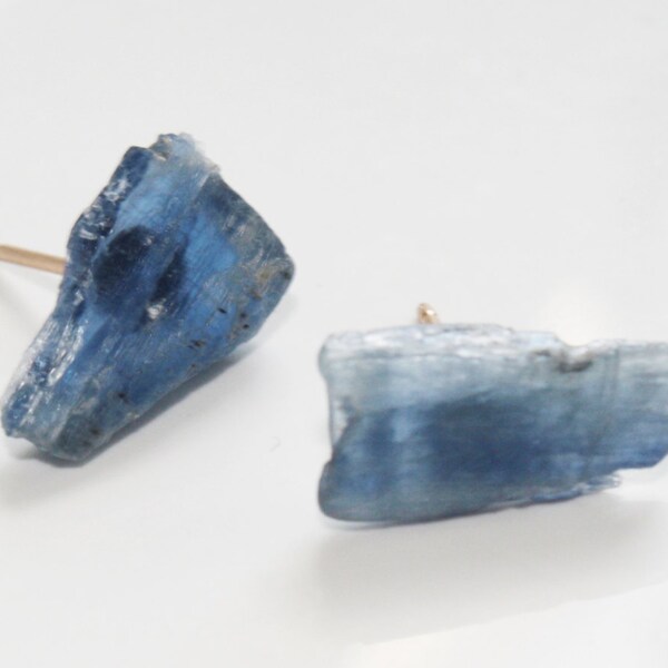 Blue Kyanite Studs