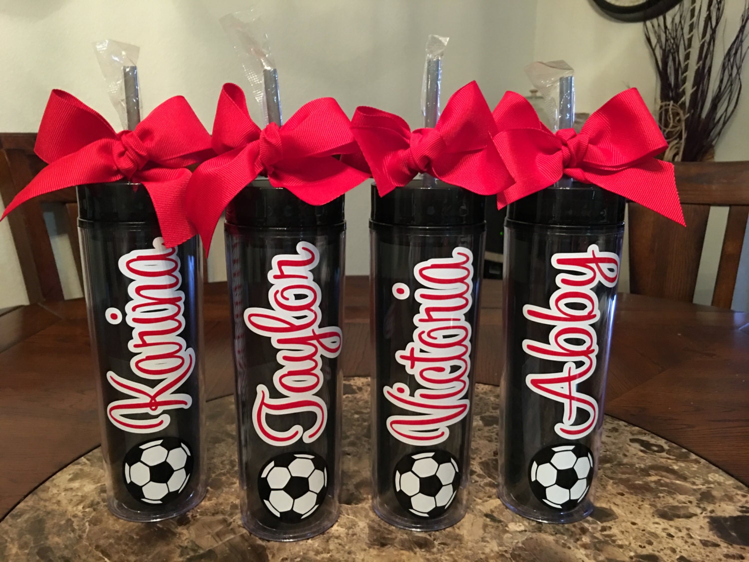Personalized Soccer Tumbler Sports tumbler Soccer tumbler Etsy