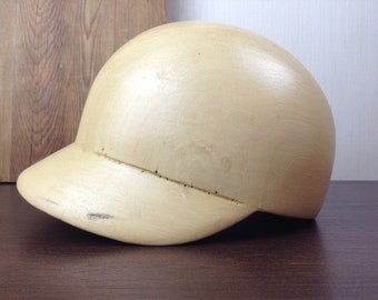 Puzzle Block Hat Soviet Hatmakers Tool Woman Hat Shape -Millinary Supply Wooden Hat Mold Woman Hat Form