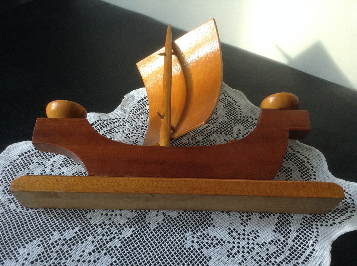 Vintage Ship Candle Holder for Two Candles Candle Stick Old Etsy