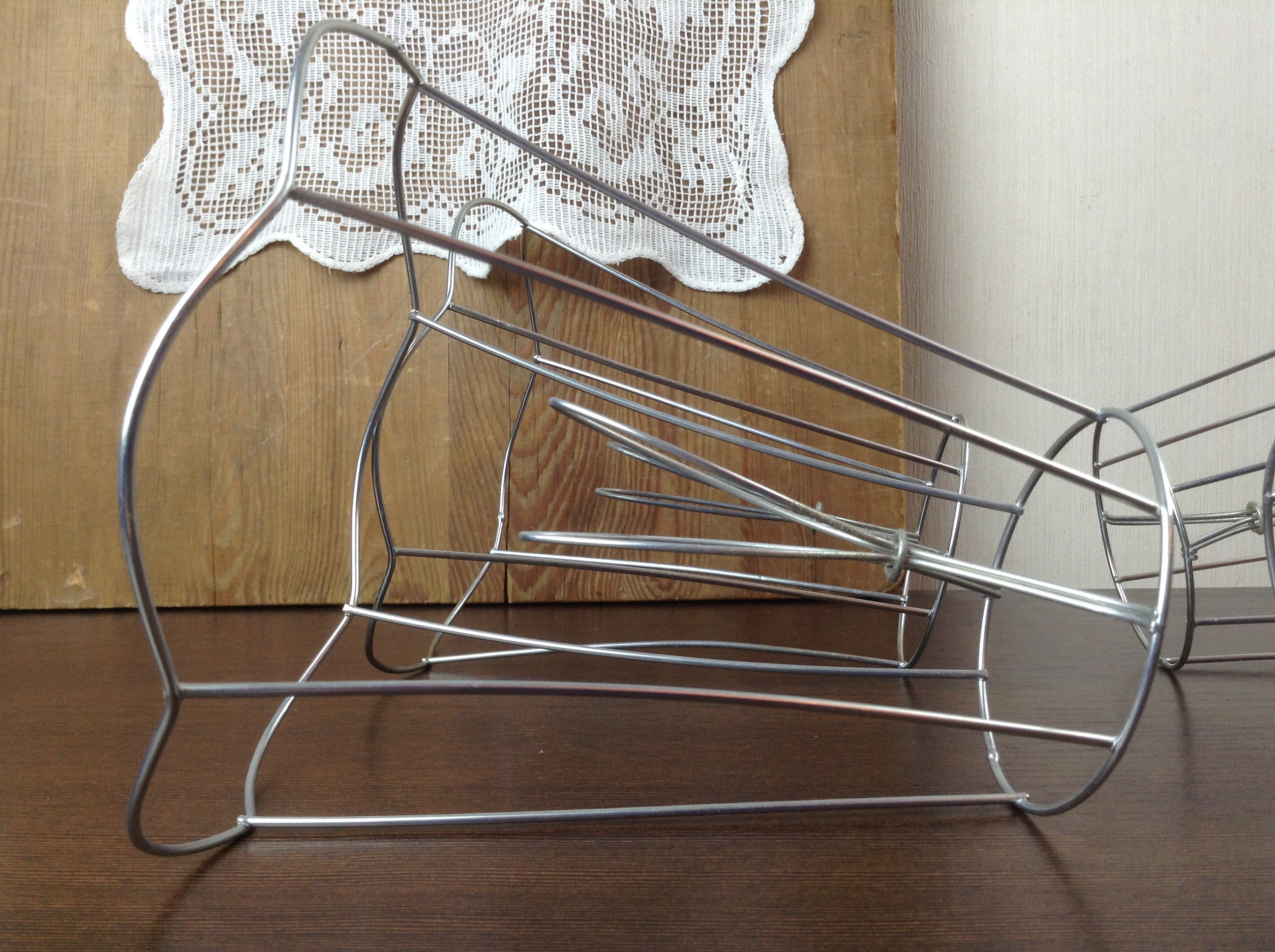 Set of 4 Lamp Shade Wire Frame Metal Hanging Lampshade Etsy