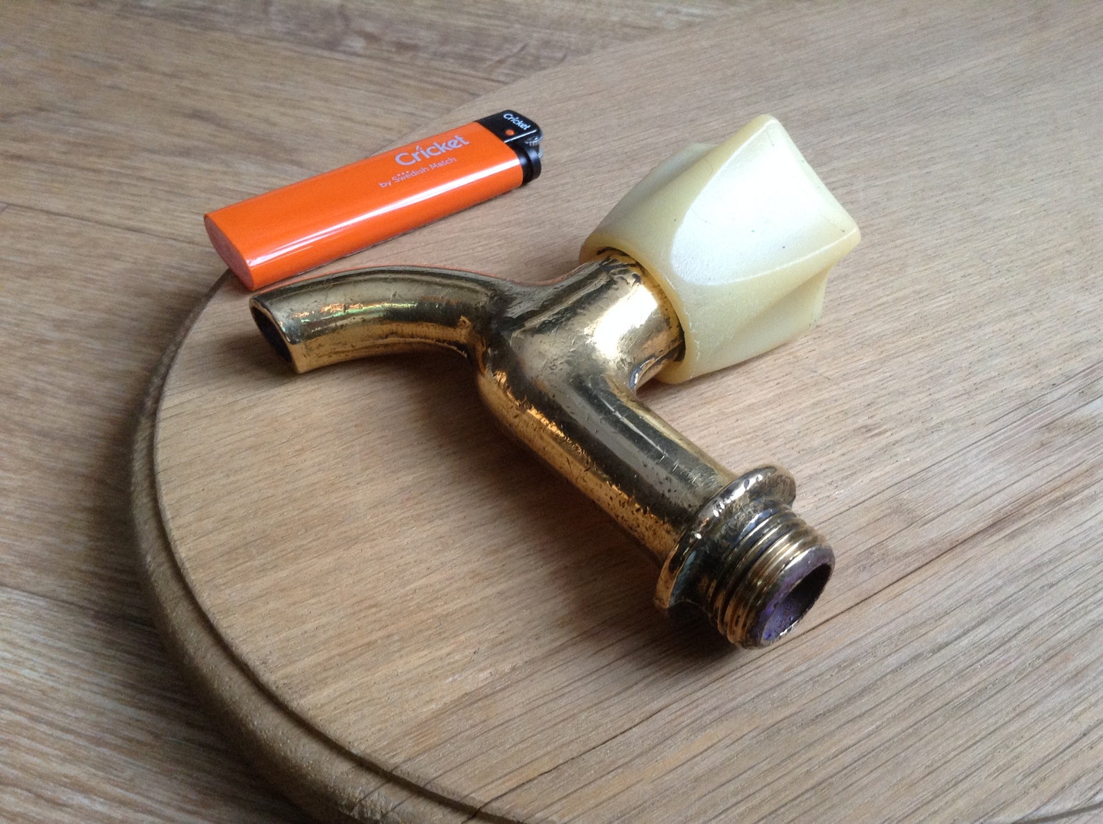 Vintage Brass Faucet Hot Cold Knobs Wall Faucet Bath Tub Etsy