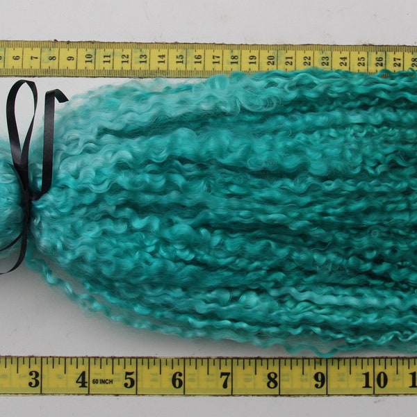 2 ounce wensleydale Washed dyed separated  locks