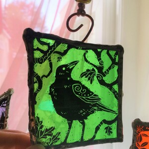 Animals & Birds Stained Glass Light Catcher Made to order image 5