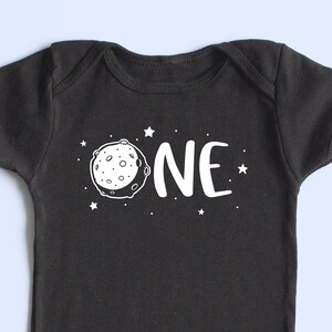 Space First Birthday ONESIES® - Space Theme First Birthday - first trip around the sun birthday - Space 1st Birthday Onesie® Moon One Shirt