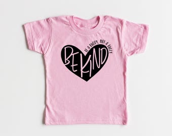 Pink Shirt Day Anti Bullying - Be a Buddy Not a Bully Be Kind - Stylish Outfit Kids Girls Boys Tshirt - Say No Bullying Be Kind