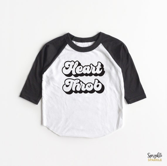 Vintage Baseball Heart Valentine's Day Boys Girls Kids T-Shirt Vintage Baseball Heart Valentine's Day Boys Girls Kids T-Shirt