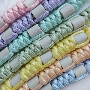 Paracord hundhalsband mot fästingar med EM-keramiska pärlor: Paradise-kollektionen