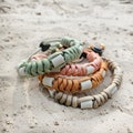 Paracord anti-tick collar with EM-ceramic beads : Desert collection product logo