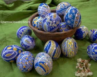 Easter ornaments Ukraine souvenir Easter eggs Hand made Easter Eggs Traditional Ukrainian Pysanka Chicken easter egg Easter decoration