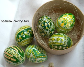 Handmade Ukrainian Easter egg Pysanky Traditional Easter gift Chicken high quality easter egg Easter ornaments for her mom Easter decoration