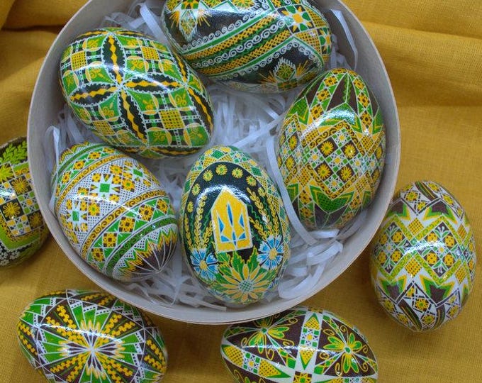 Traditional Ukrainian Symbol SET of 5 Goose High Quality Easter Egg ...