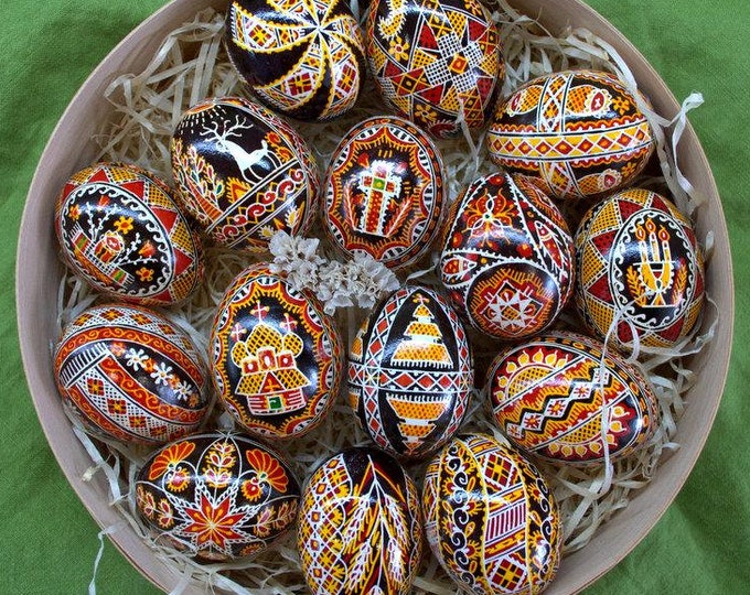 Ukrainian Souvenir Pysanky Traditional Ukrainian Easter Eggs Pysanka ...