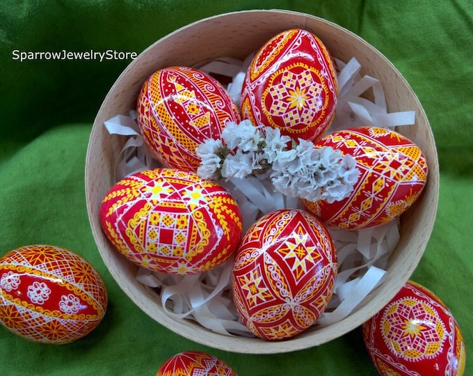 Traditional Ukrainian Pysanka Real Ukrainian Easter Eggs Pysanky Hand ...