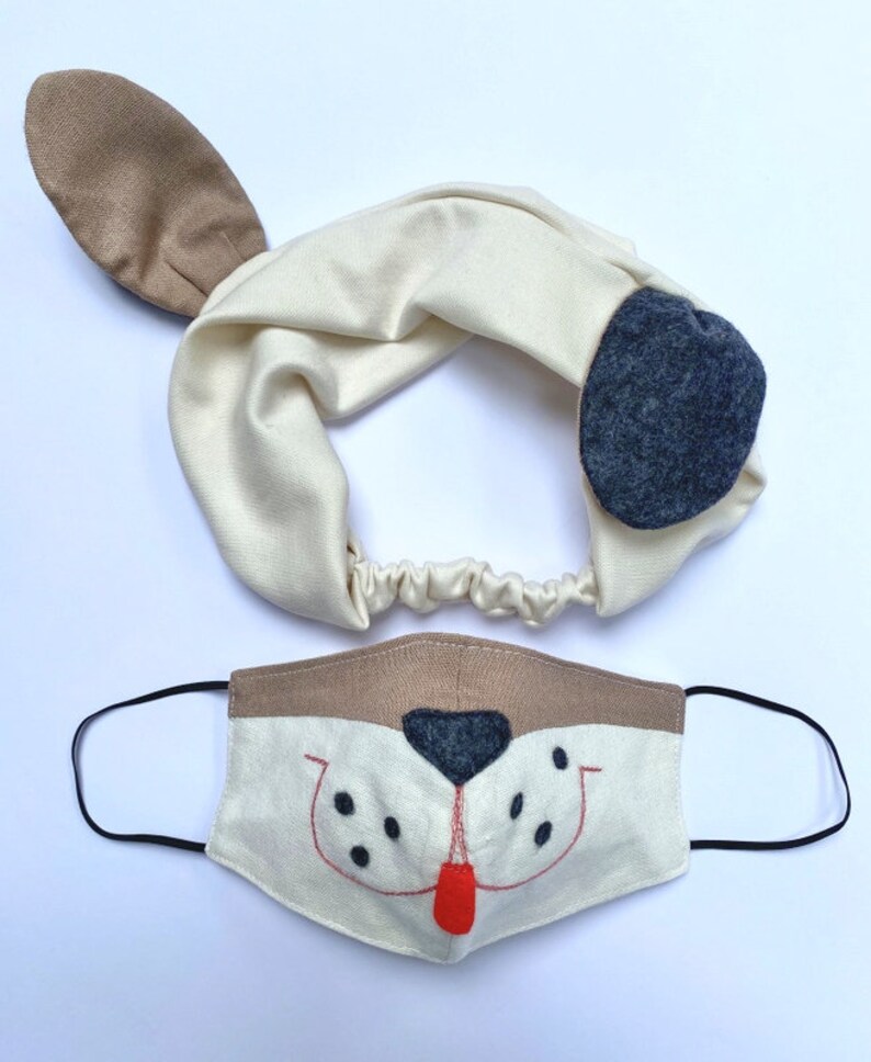 Facemasks Reusable Washable Animal Face mask Dog cotton adult Etsy
