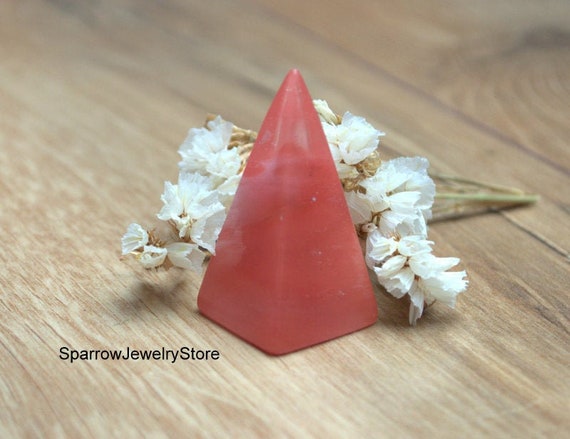 Pink Tourmaline Pyramid: Energy Generator, Spiritual Healing Gemstone