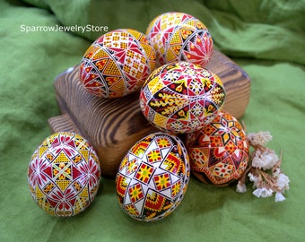 Traditional Ukrainian Pysanka Chicken high quality easter egg Real Ukrainian Easter eggs Pysanky Hand made home decor gift Easter ornaments