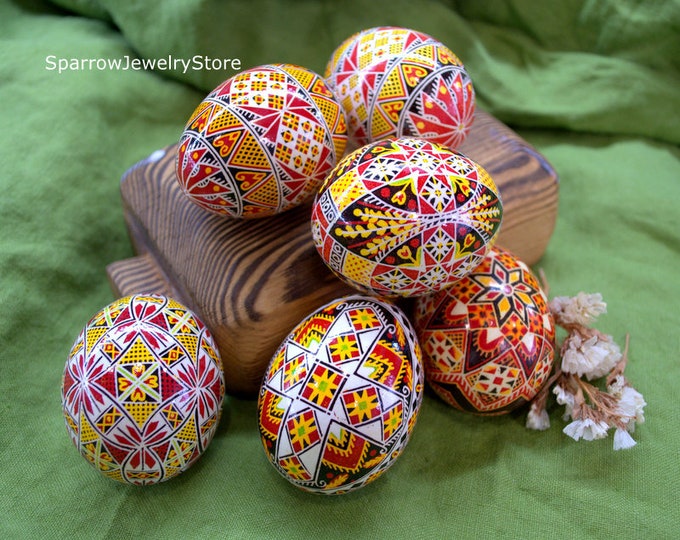 Traditional Ukrainian Pysanka Chicken High Quality Easter Egg - Etsy