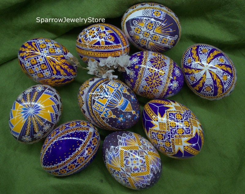 Real Ukrainian Easter Eggs Pysanky Chicken High Quality Easter Egg Hand ...