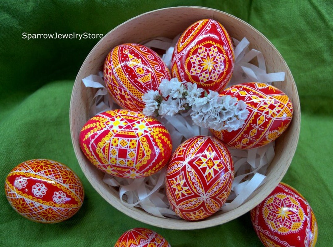 Traditional Ukrainian Pysanka Real Ukrainian Easter Eggs Pysanky Hand ...