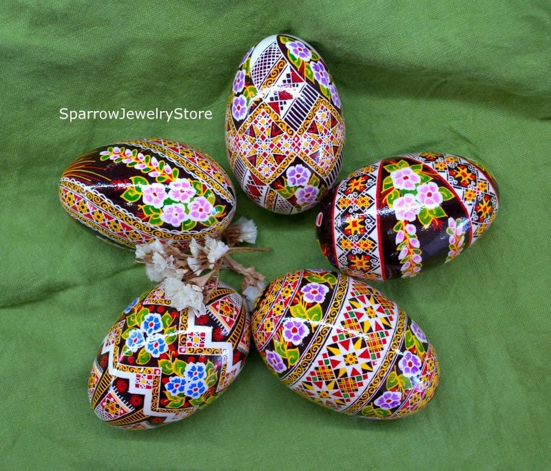 Pysanky eggs ukraine - Etsy 日本