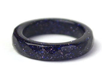 Bracciale Donna Con Perline In Pietra Arenaria Blu – Regolabile, Fatto A Mano, Regalo Per Amiche E Famiglia