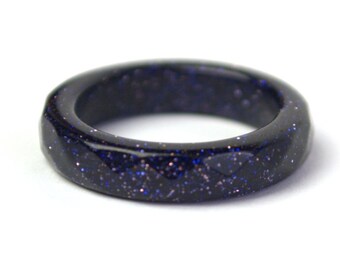 Bracciale Donna Con Perline In Pietra Arenaria Blu – Regolabile, Fatto A Mano, Regalo Per Amiche E Famiglia