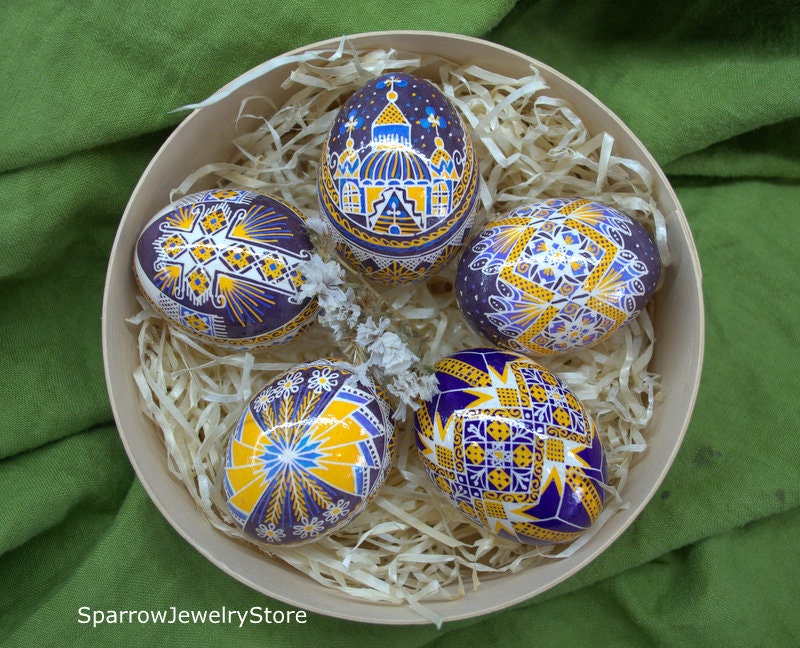 Real Ukrainian Easter Eggs Pysanky Chicken High Quality Easter Egg Hand ...