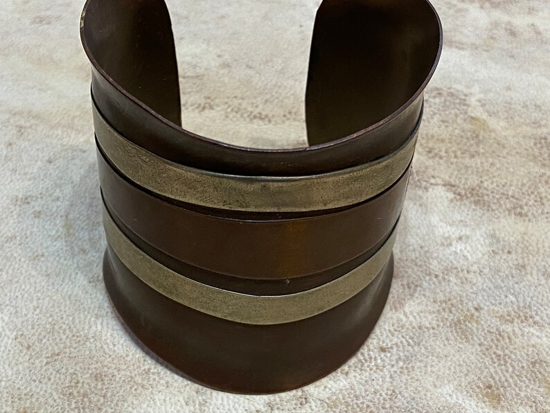 Brass Copper Bracelet - Handcrafted Adjustable African Bangle Jewelry main image 1