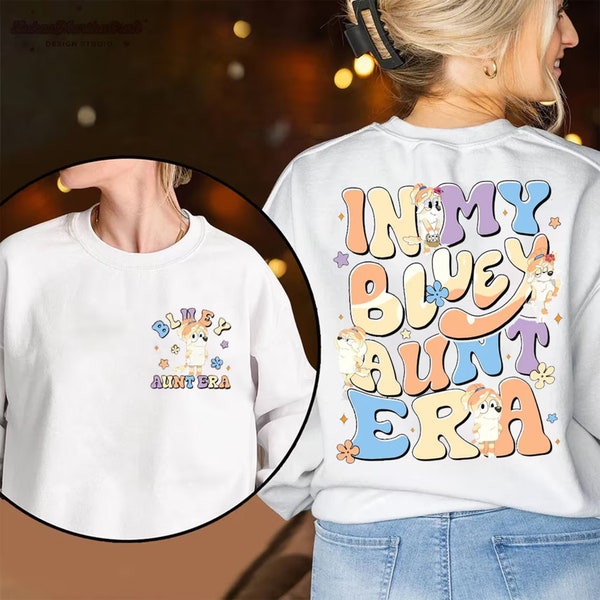 In My Blue Dog Aunt Era Shirt, Cool Aunt Club Shirt, Blue Dog Aunt Trixie Shirt, Family Matching Shirt, Blue Dog Mothers Day Shirt