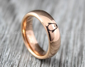 penguin wedding ring