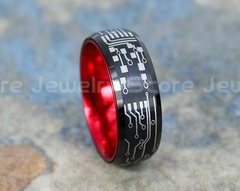 circuit board ring etsy
