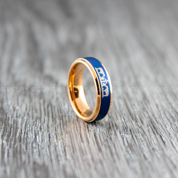 Anillo de vaquero, alianza de boda de vaquero, alianza de boda de oro rosa,  anillo de vaquero rezando, vaquero rezando, vaquera rezando, anillo de