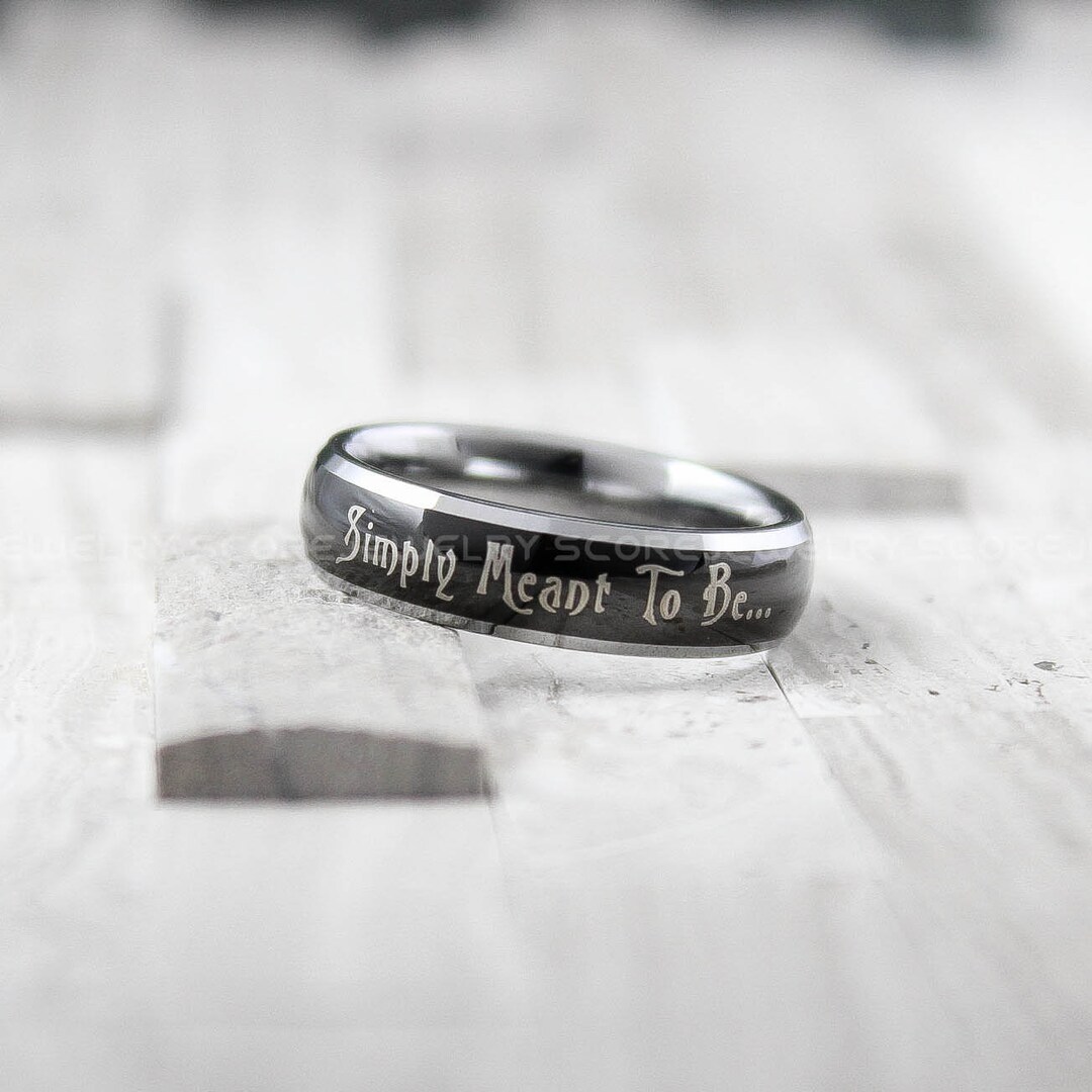 Laser Engraving Funny Wedding Band Engraving Ideas Custom Ring