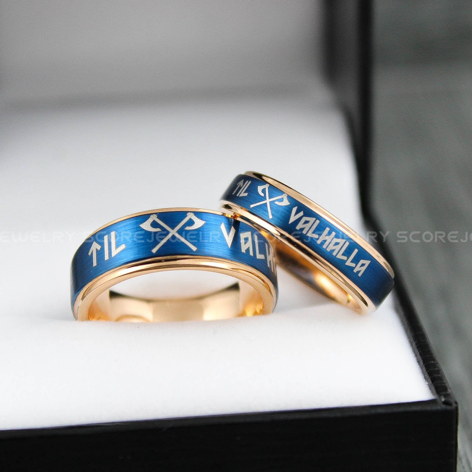 Til Valhalla Rings Til Valhalla Jewelry Viking Rings Couple Etsy