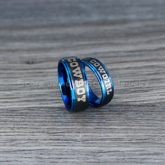 Anillo de vaqueros anillo de de vaqueros bandas de - Etsy