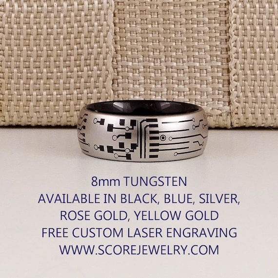 Circuit Board Ring Engineer Ring Science Ring Physics Ring Etsy