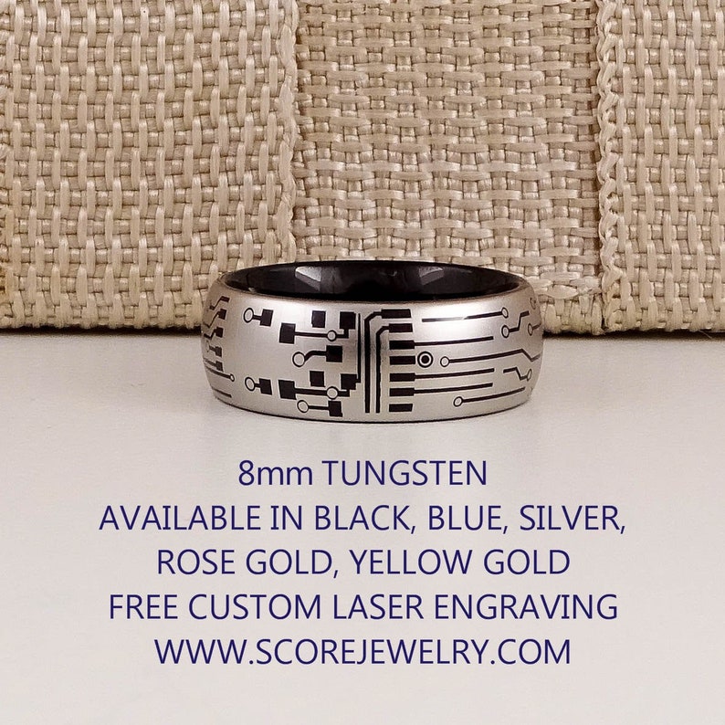 Circuit Board Ring Engineer Ring Science Ring Physics Ring Etsy