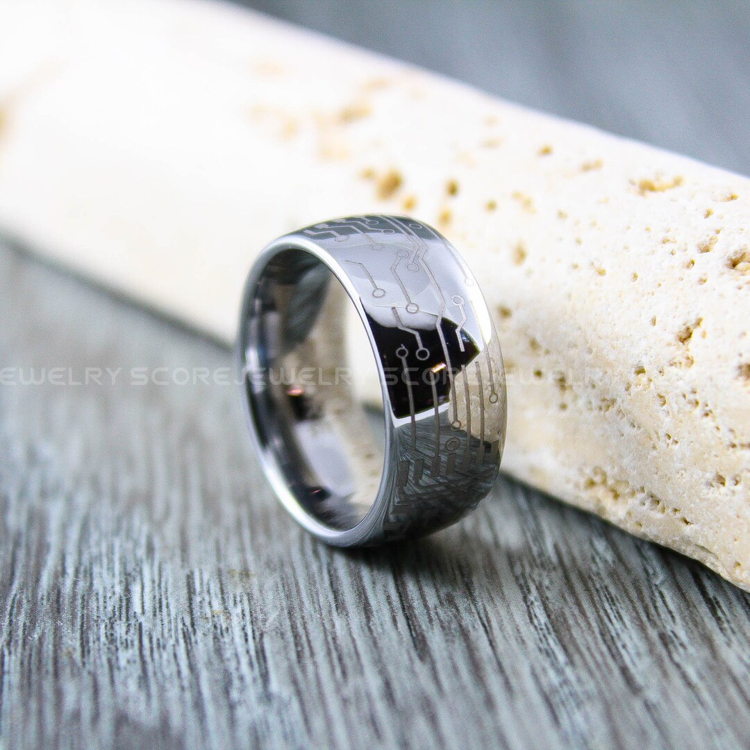 Circuit Board Ring Engineer Ring Science Ring Physics Ring Etsy