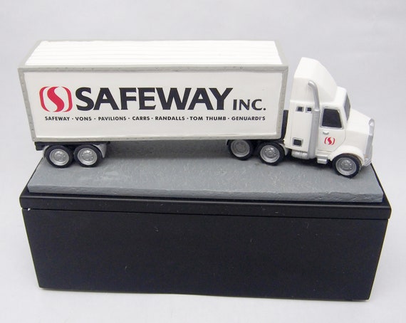Safeway Executive Desk Decor Tractor Trailer Semi Truck Box Etsy