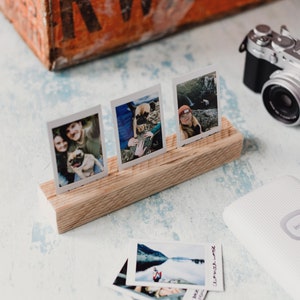 Polaroid Holder / Polaroid Frame / Instax Mini / Polaroid Photo Frame /  Fujifilm Instax / Stocking Filler /  Trio  Holder