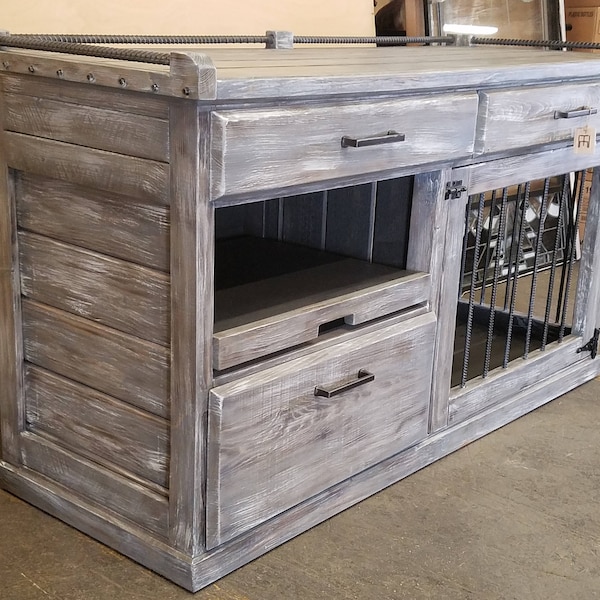 Dog Kennel Furniture Etsy