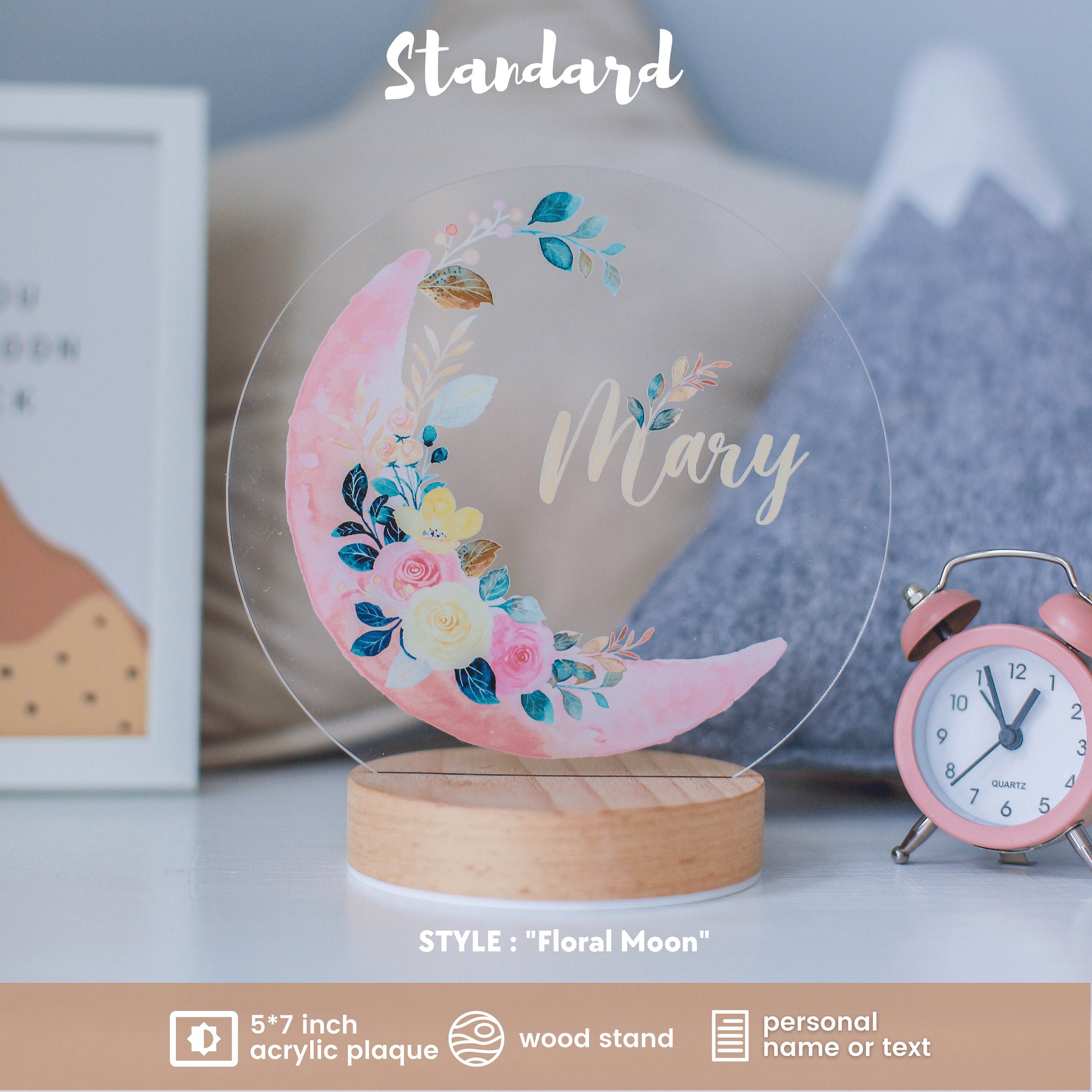 Baby Girl Gift, Personalized Night Light for Kids, Custom Night Light, Infant Gift, Personalized Lamp, Name Night Light
