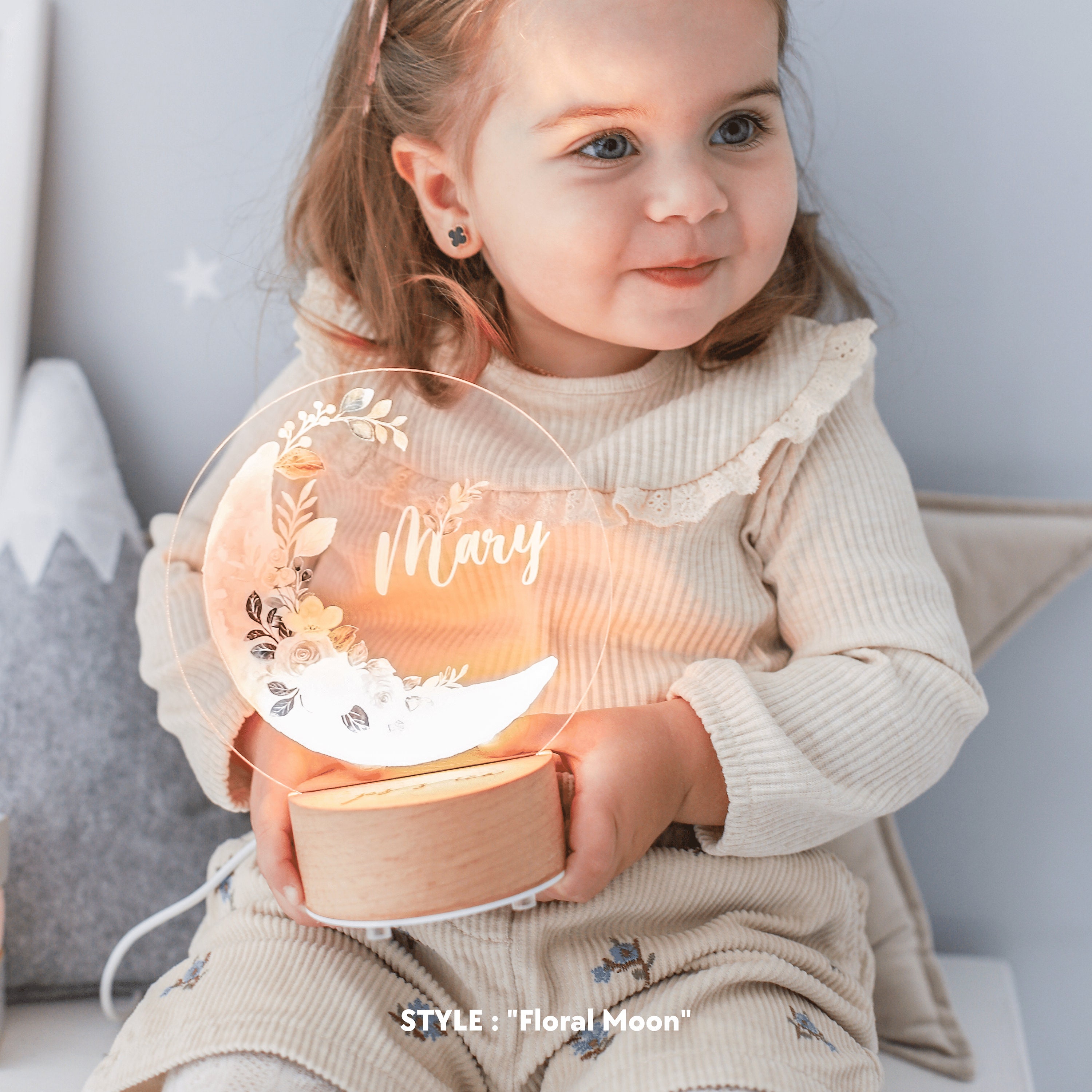 Baby Girl Gift, Personalized Night Light for Kids, Custom Night Light, Infant Gift, Personalized Lamp, Name Night Light