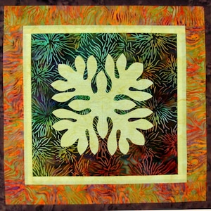 Kohala - Hawaiian Quilt Pattern Download