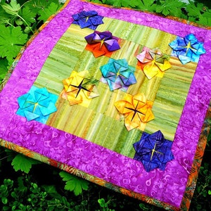 Folding away - pdf quilt pattern and tutorial - GERMAN LANGUAGE