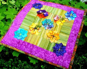 Folding away - pdf quilt pattern and tutorial - GERMAN LANGUAGE