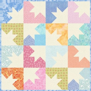 Constance&#39;s Starry Path - quilt instructions in GERMAN - pdf file