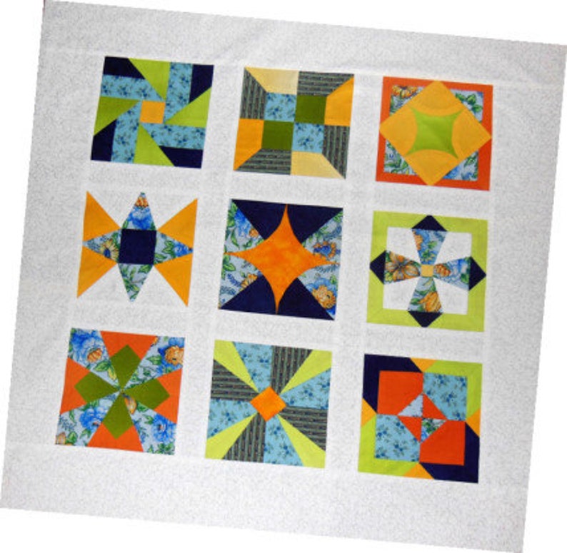 Lavender Fields Pattern English Paper Piecing