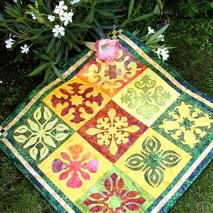 Haleakala Sampler Quilt - Pattern - German Version